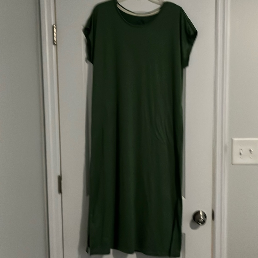 Forest green Muk Luke midi dress